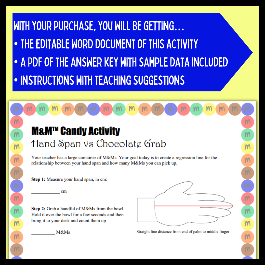 Statistics Activity: Scatterplots and Regression