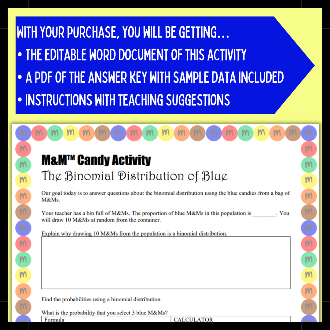 Statistics Activity: The Binomial Distribution
