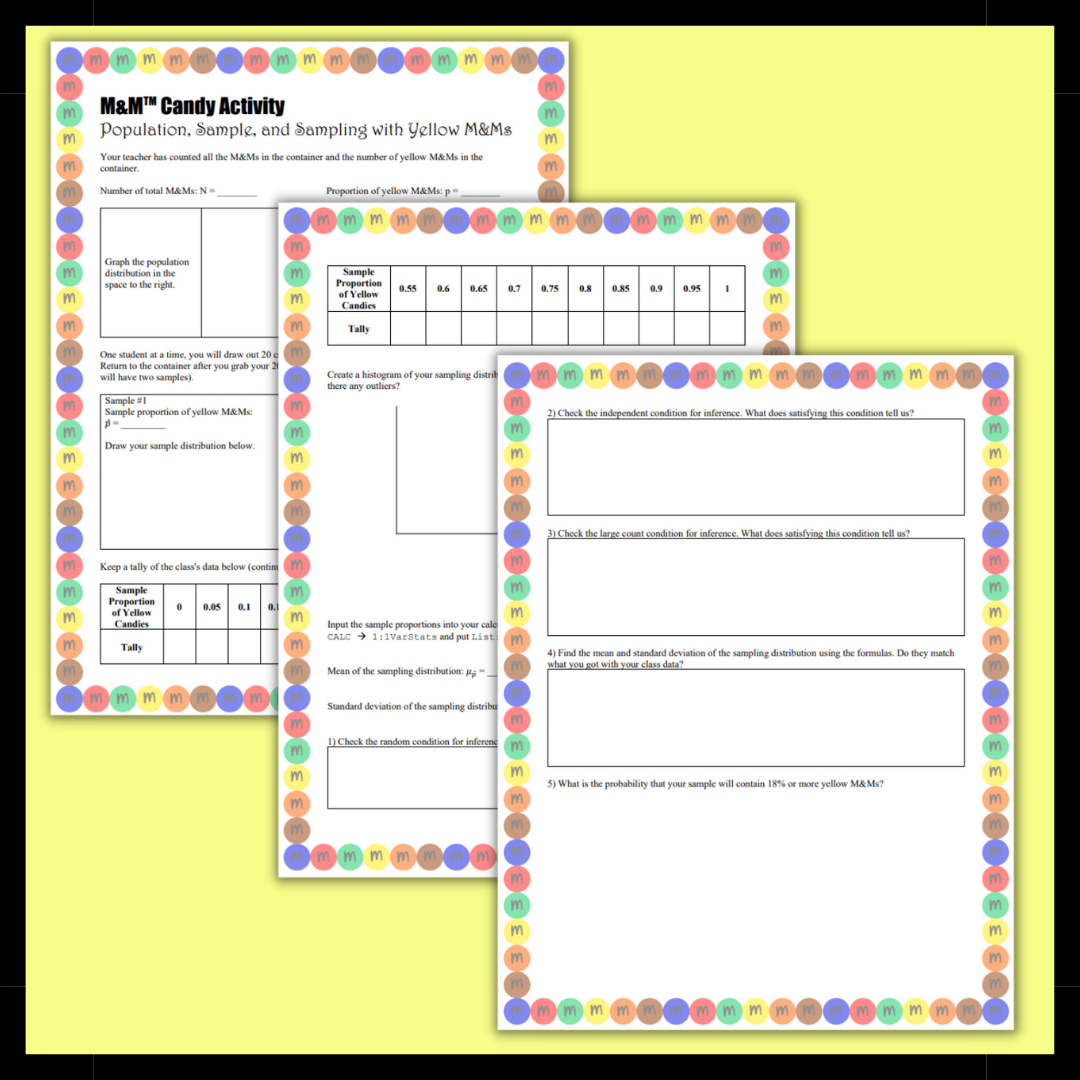 Statistics Activity: Sampling Distributions