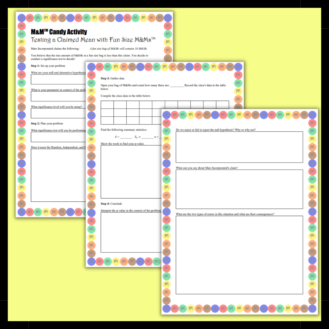 Statistics Activity: Significance Test