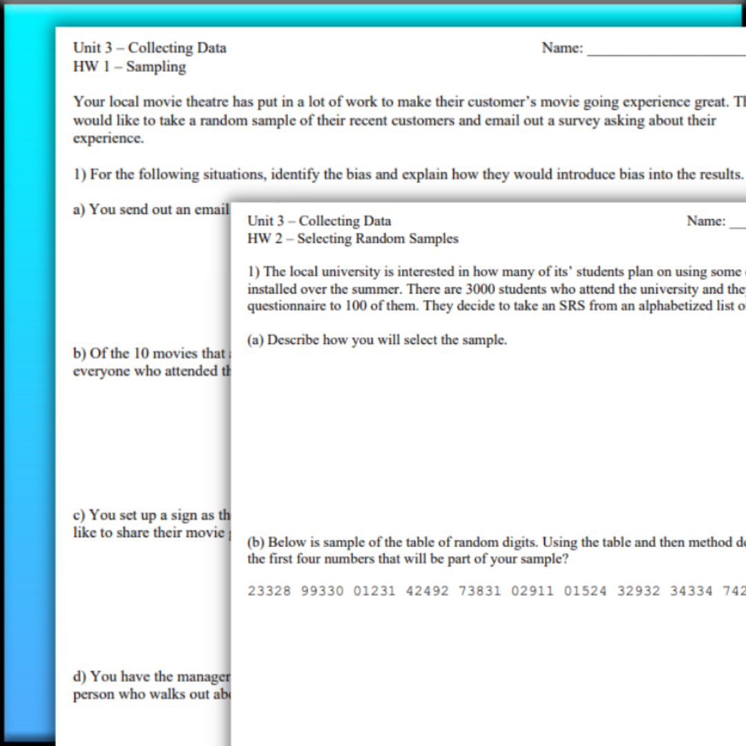 Goldie's Homework Bundle for AP® Statistics