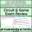 Goldie’s Circuit and Game Review for AP® Computer Science Principles ...