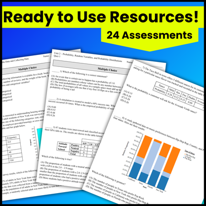 Goldie’s Assessment Bundle for AP® Statistics