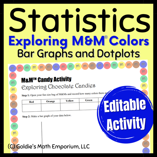 FREE Statistics Activity: Bar Graphs and Dotplots