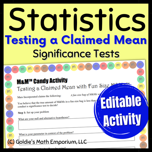 Statistics Activity: Significance Test