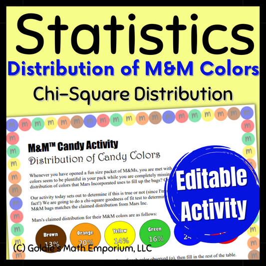 Statistics Activity: Chi-Square Distribution