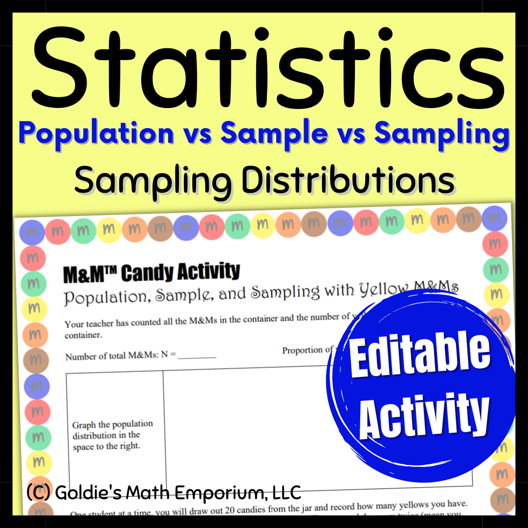 Statistics Activity: Sampling Distributions – Goldie's Math Emporium