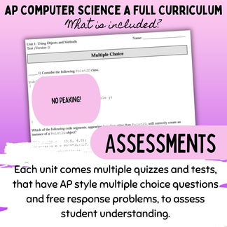 Goldie's FULL CURRICULUM for AP® Computer Science A – Goldie's Math ...