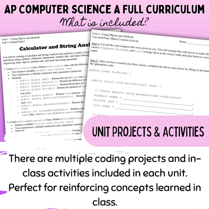 Goldie's FULL CURRICULUM for AP® Computer Science A