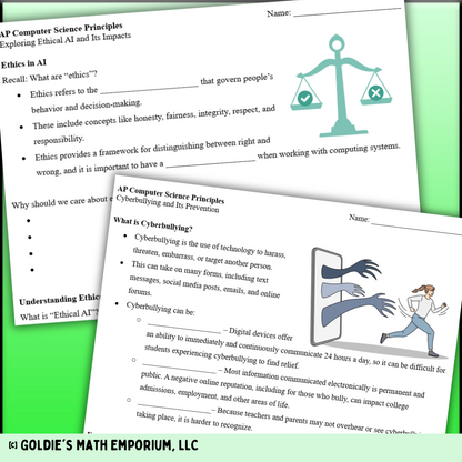 Goldie’s AP® Computer Science Principles – Unit 6 Social Issues in Computing