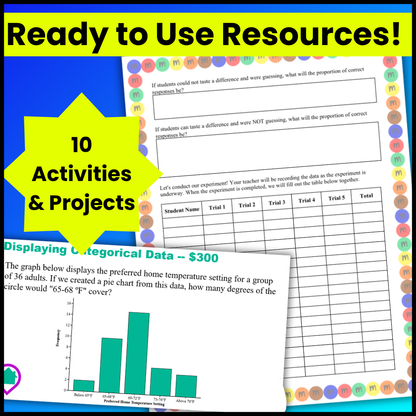 Goldie’s Unit 1 Projects & Activities for AP® Statistics