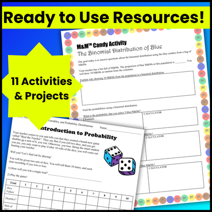 Goldie’s Unit 2 Projects & Activities for AP® Statistics