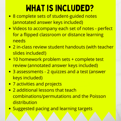 Goldie’s AP® Statistics UNIT 4 PLANS – Probability and Random Variable ...