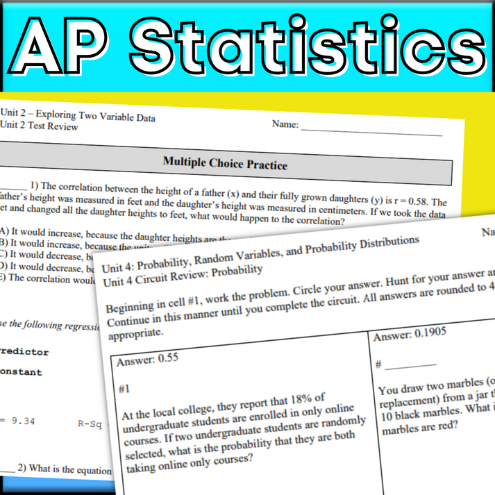 Goldie’s Assessment Bundle for AP® Statistics – Goldie's Math Emporium