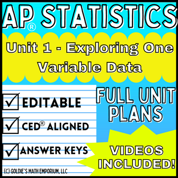 Ap Statistics Mathworld AP® Statistics (2020 CED) – Goldie's Math Emporium
